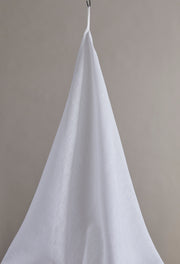 Off White Sheer Linen Voile