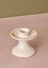 Load image into Gallery viewer, Candle Holder Traditional Yellow Brush

