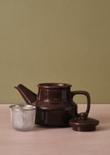 Load image into Gallery viewer, Causette Porcelain Teapot Brown
