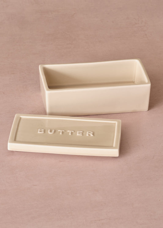 Ceramic Cube Butter Dish