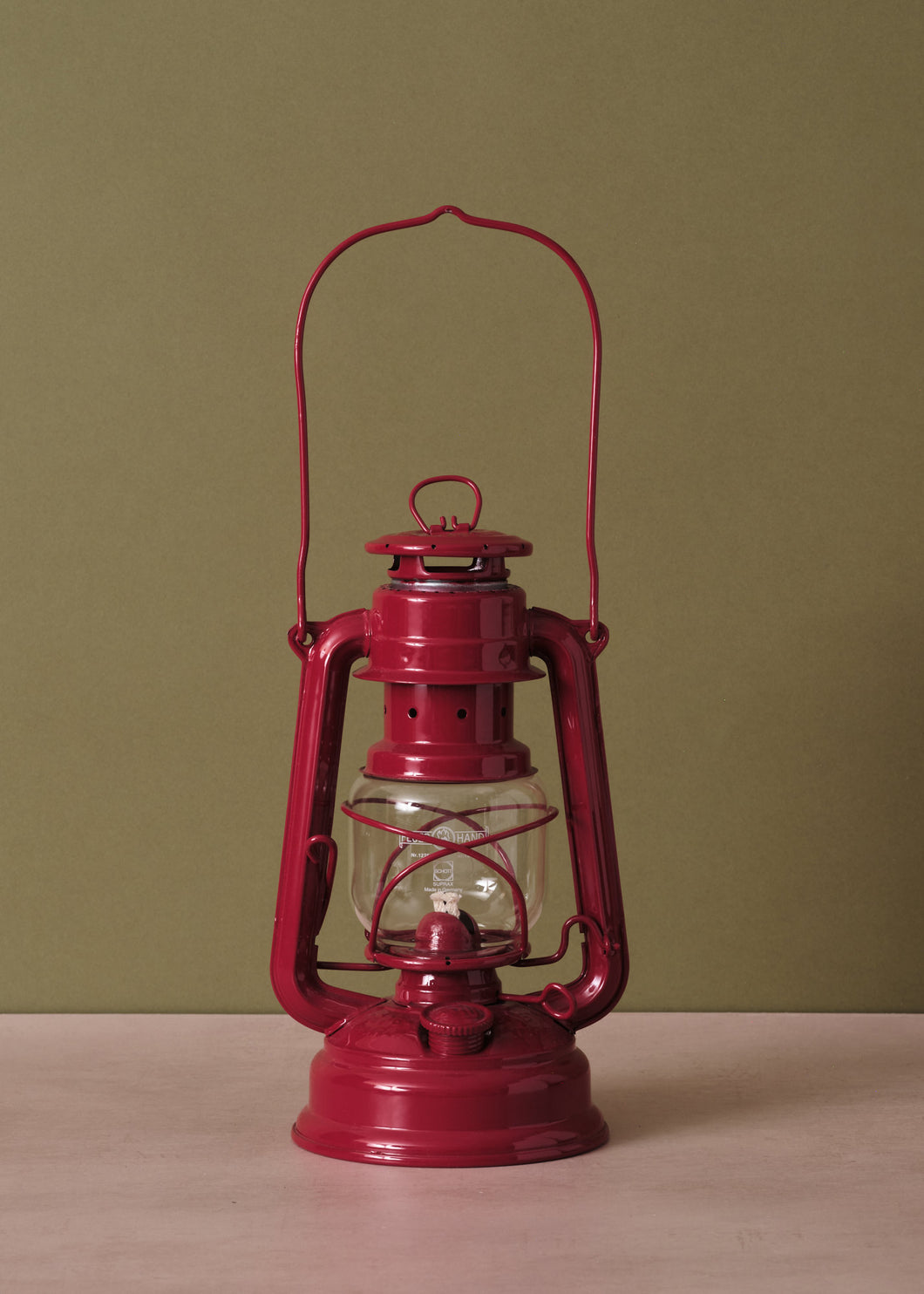 Hurricane Lantern Ruby Red
