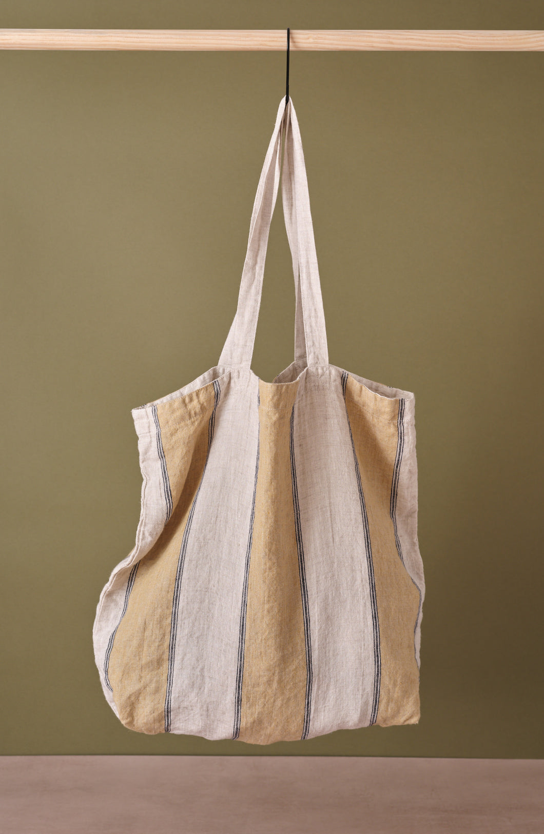 Ecluse Yellow Linen Tote