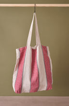 Load image into Gallery viewer, Linen Tote Ecluse Red
