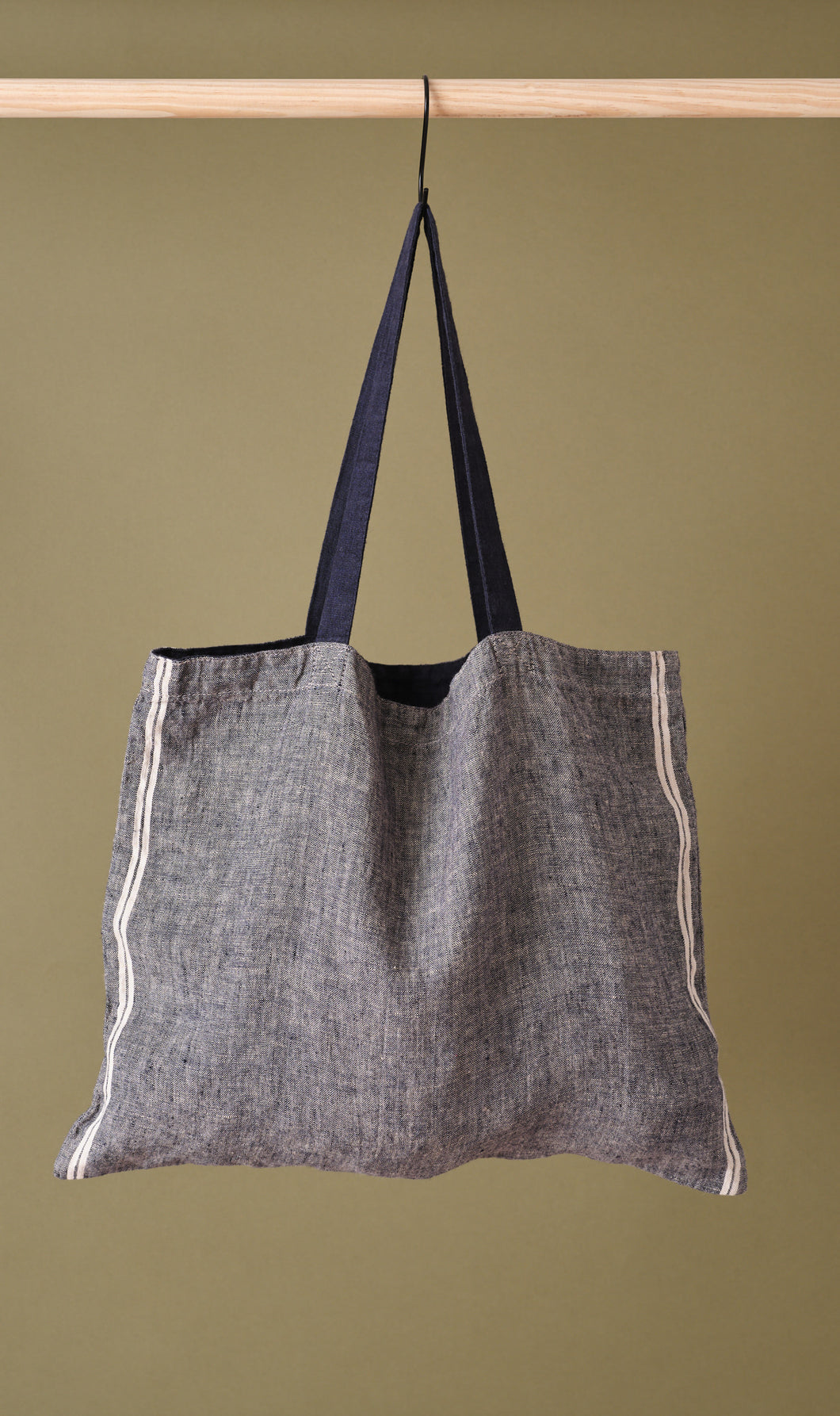 Linen Tote Duo Blue