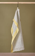 Load image into Gallery viewer, Tea Towel Delfi Green &amp; Yellow

