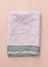 Load image into Gallery viewer, Tea Towel Delfi Purple &amp; Green
