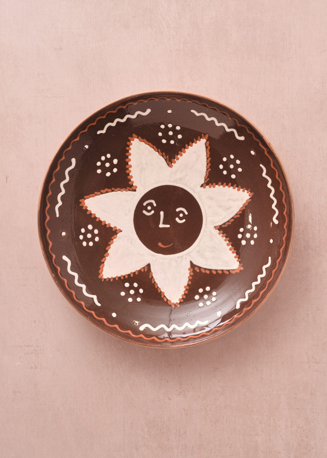 Sunny Brun Large Serving Plate