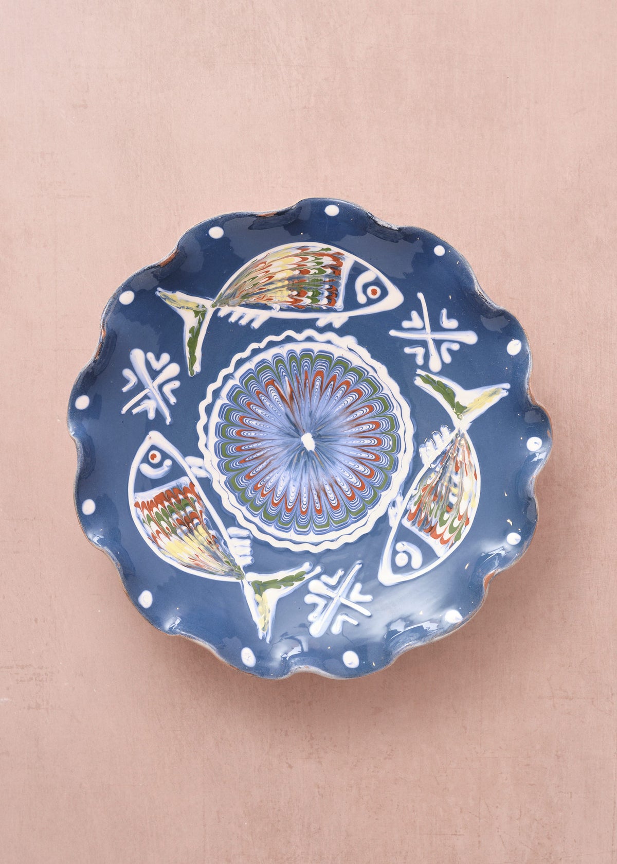 Pisces Large Ripple Serving Plate