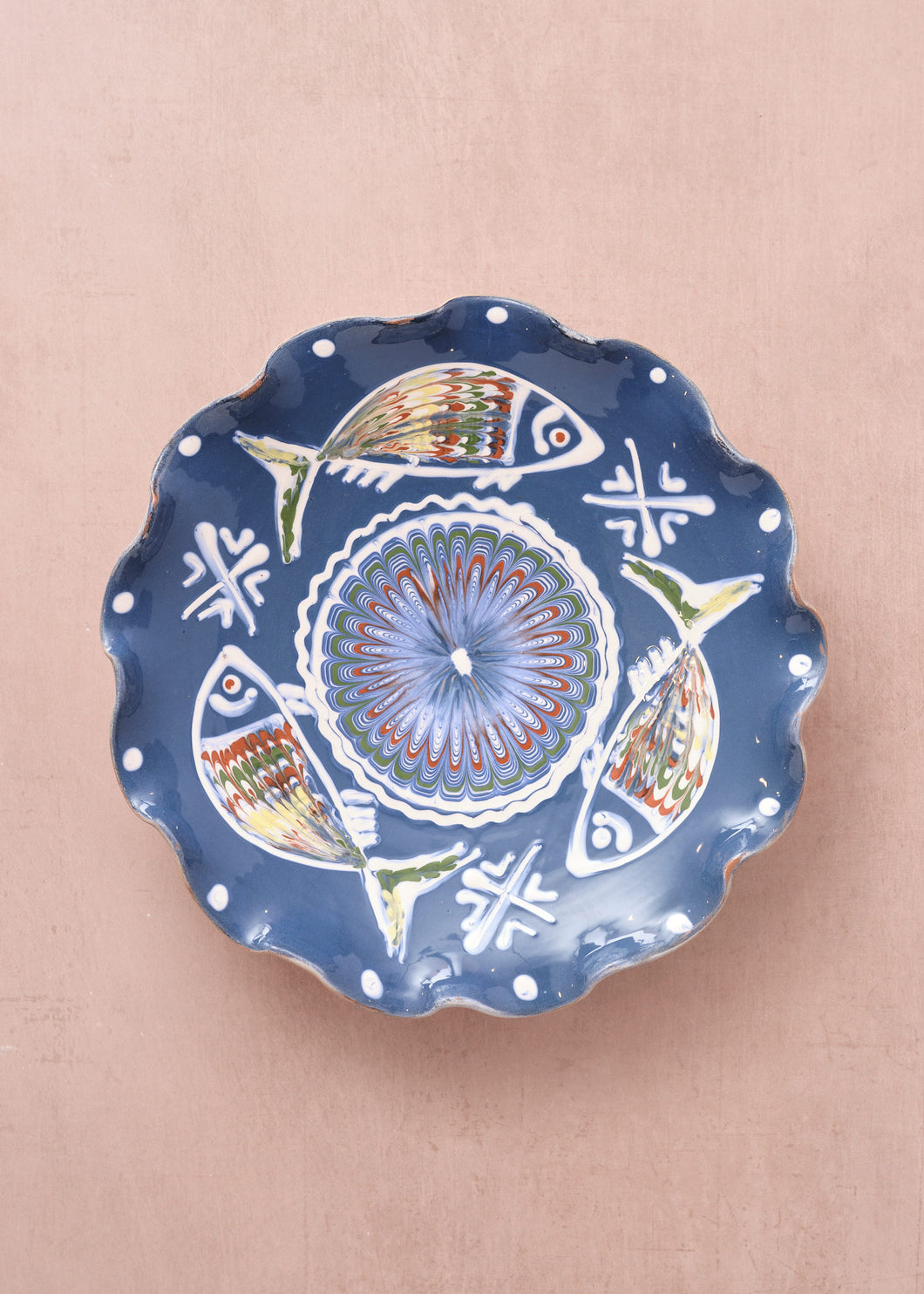 Pisces Large Ripple Serving Plate
