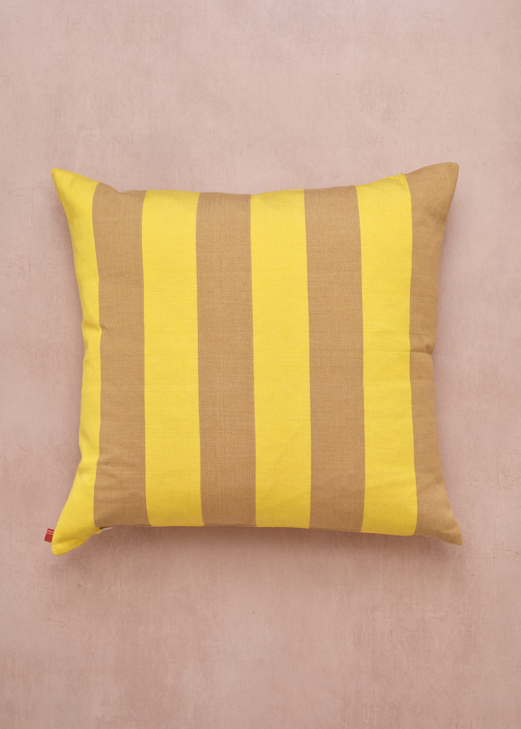 Fran Cushion Yellow & Beige