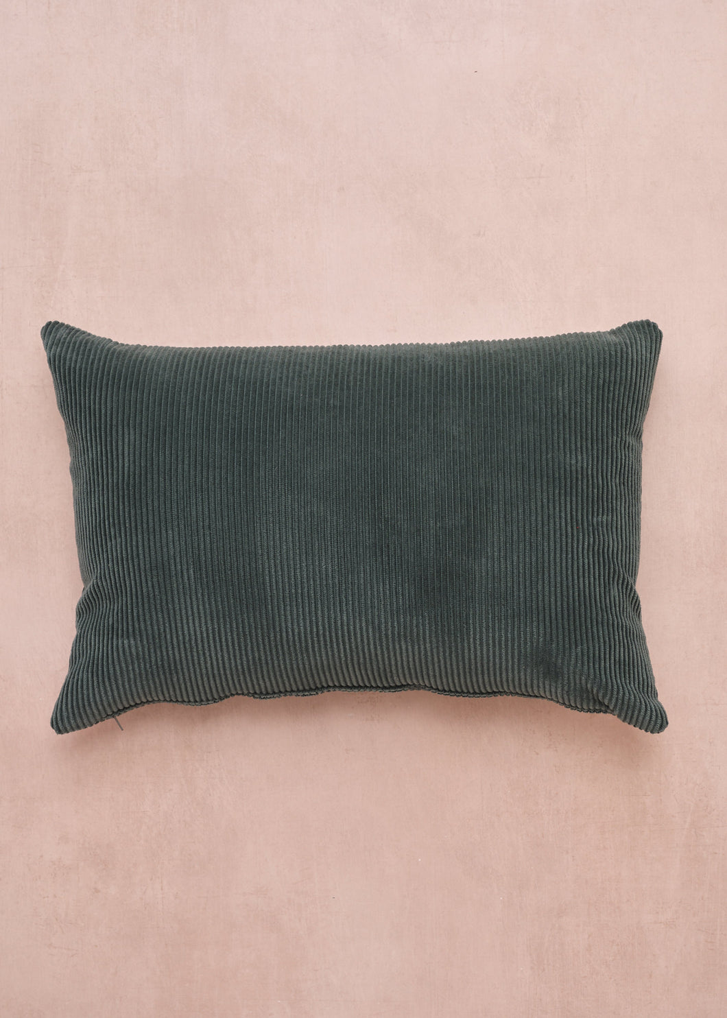 Velvet Corduroy Teal Cushion