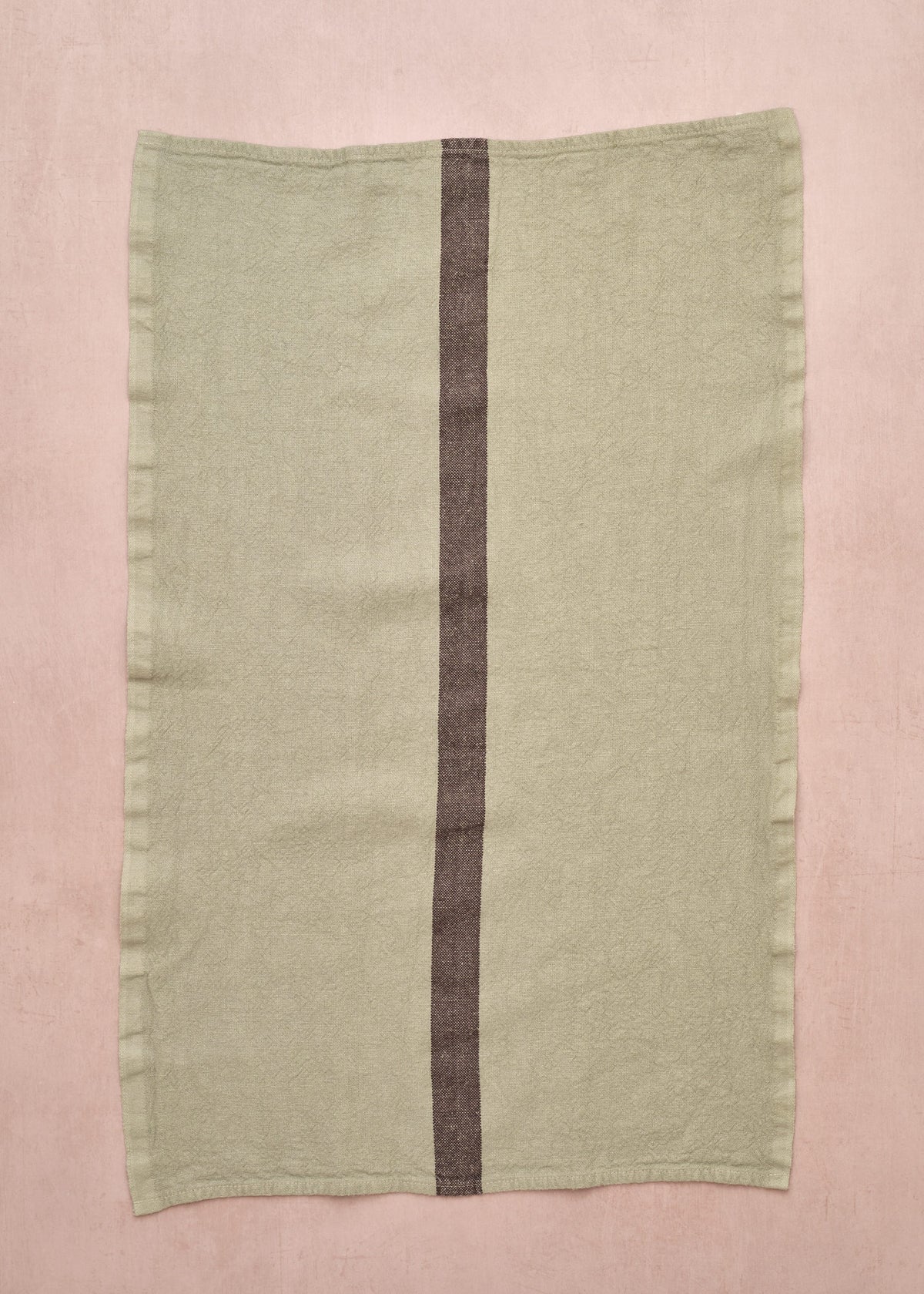 Tea Towel Doudou Stripe Pistache