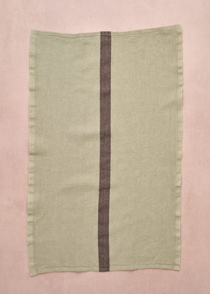 Tea Towel Doudou Stripe Pistache