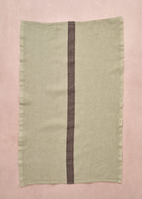Load image into Gallery viewer, Tea Towel Doudou Stripe Pistache
