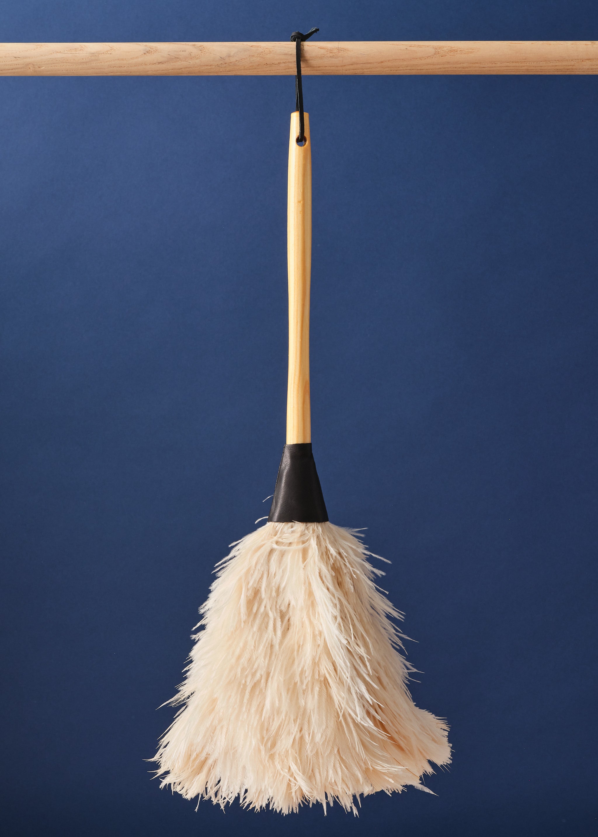 White Ostrich Feather Duster The Hackney Draper