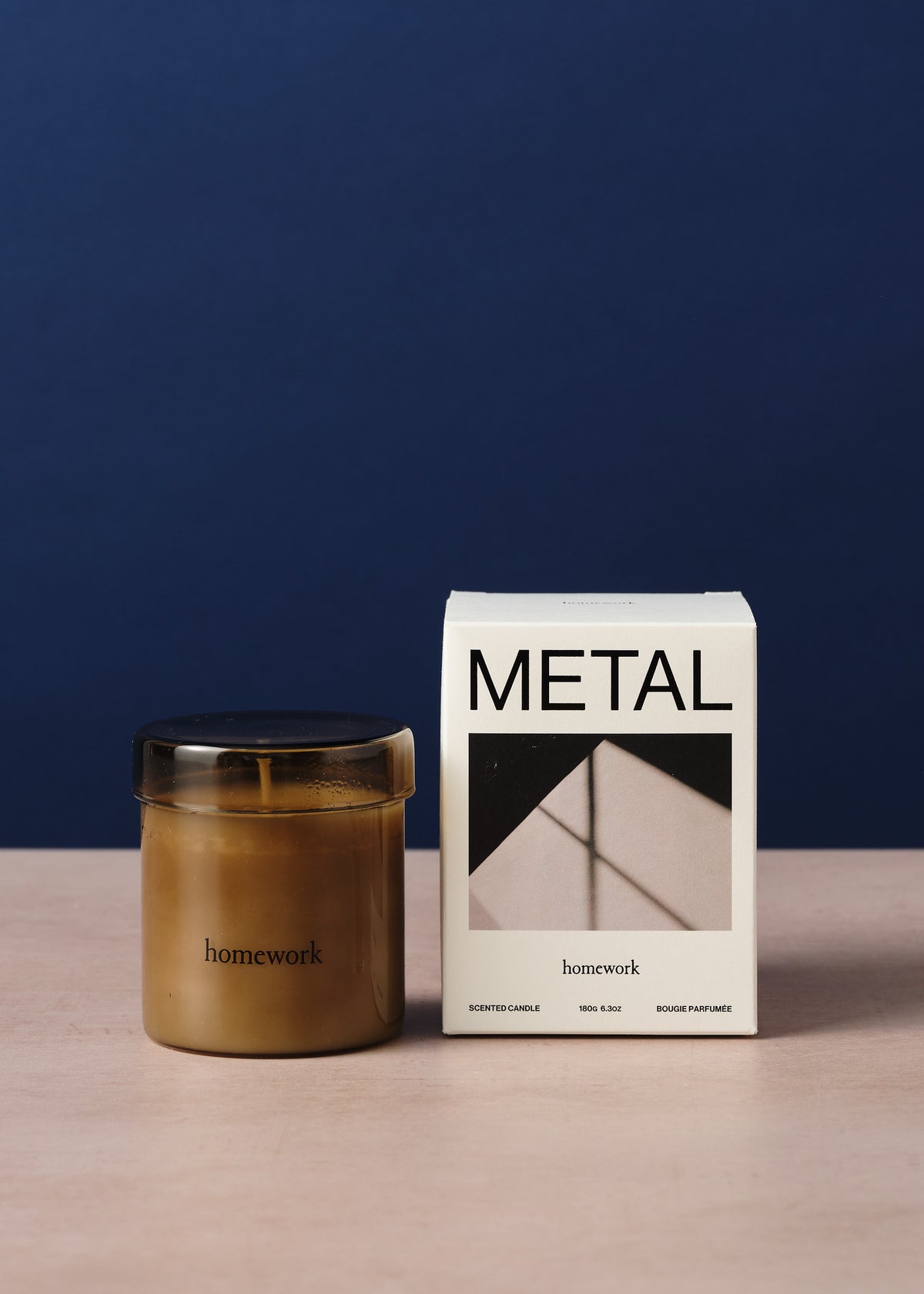 Metal Scented Candle