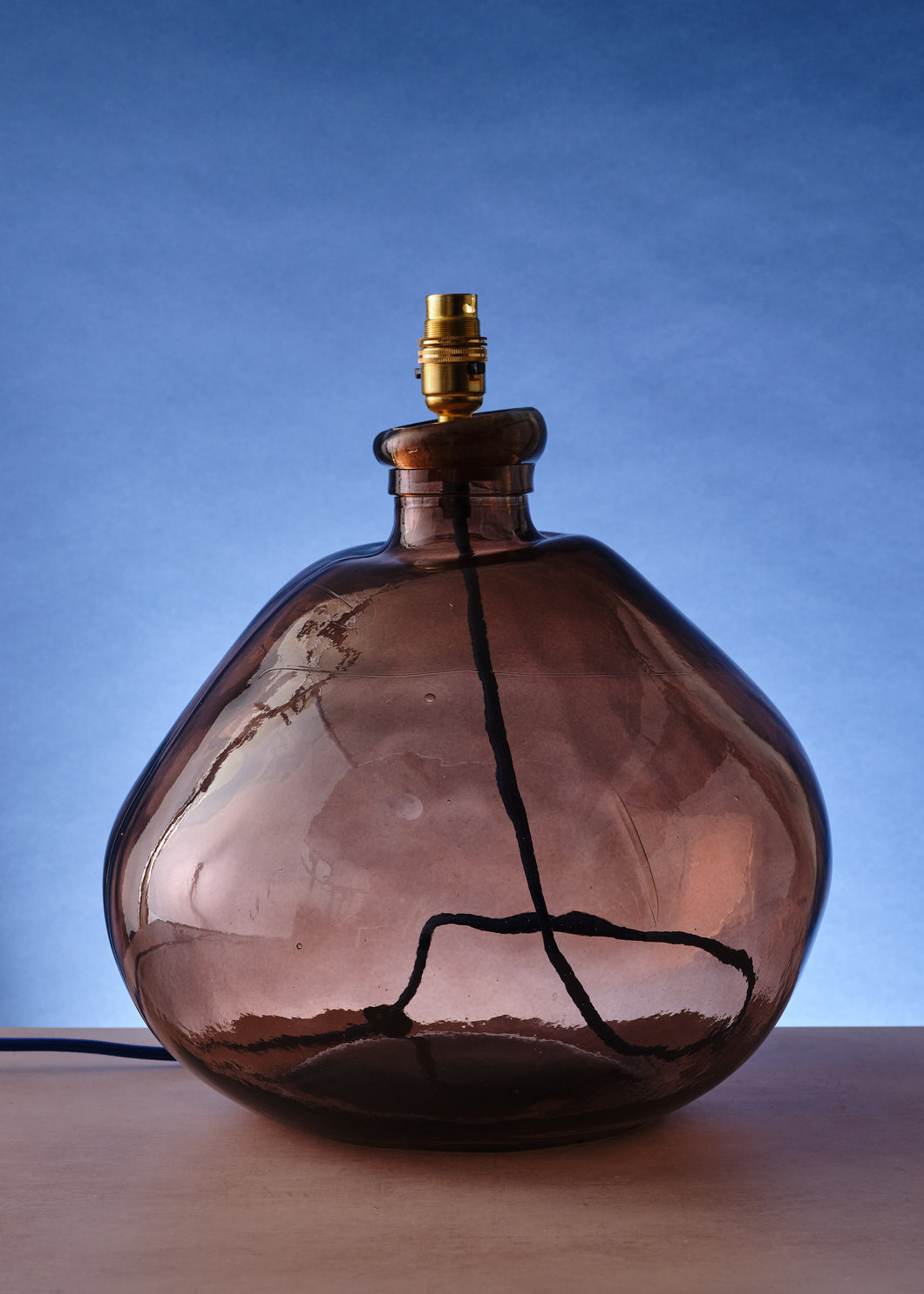 Smoke Glass Lamp Large