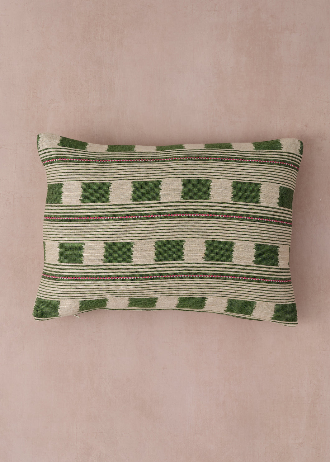 Green Lost and Found Cushion