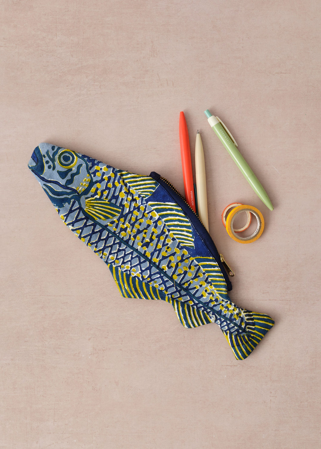 Fish Shaped Fabric Case