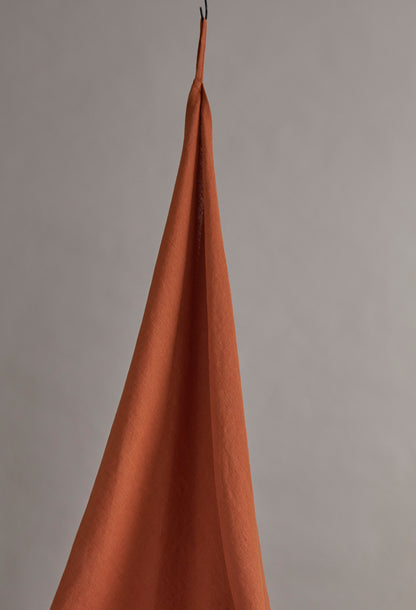 Brick Tumbled Linen
