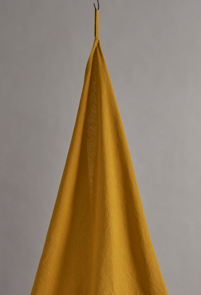 Saffron Tumbled Linen