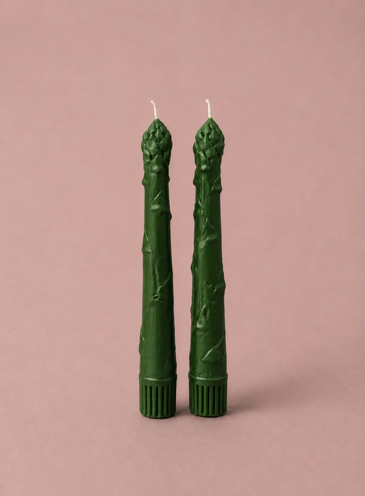Asparagus Tapered Candle