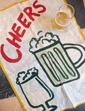 Load image into Gallery viewer, Tea Towel Cheers
