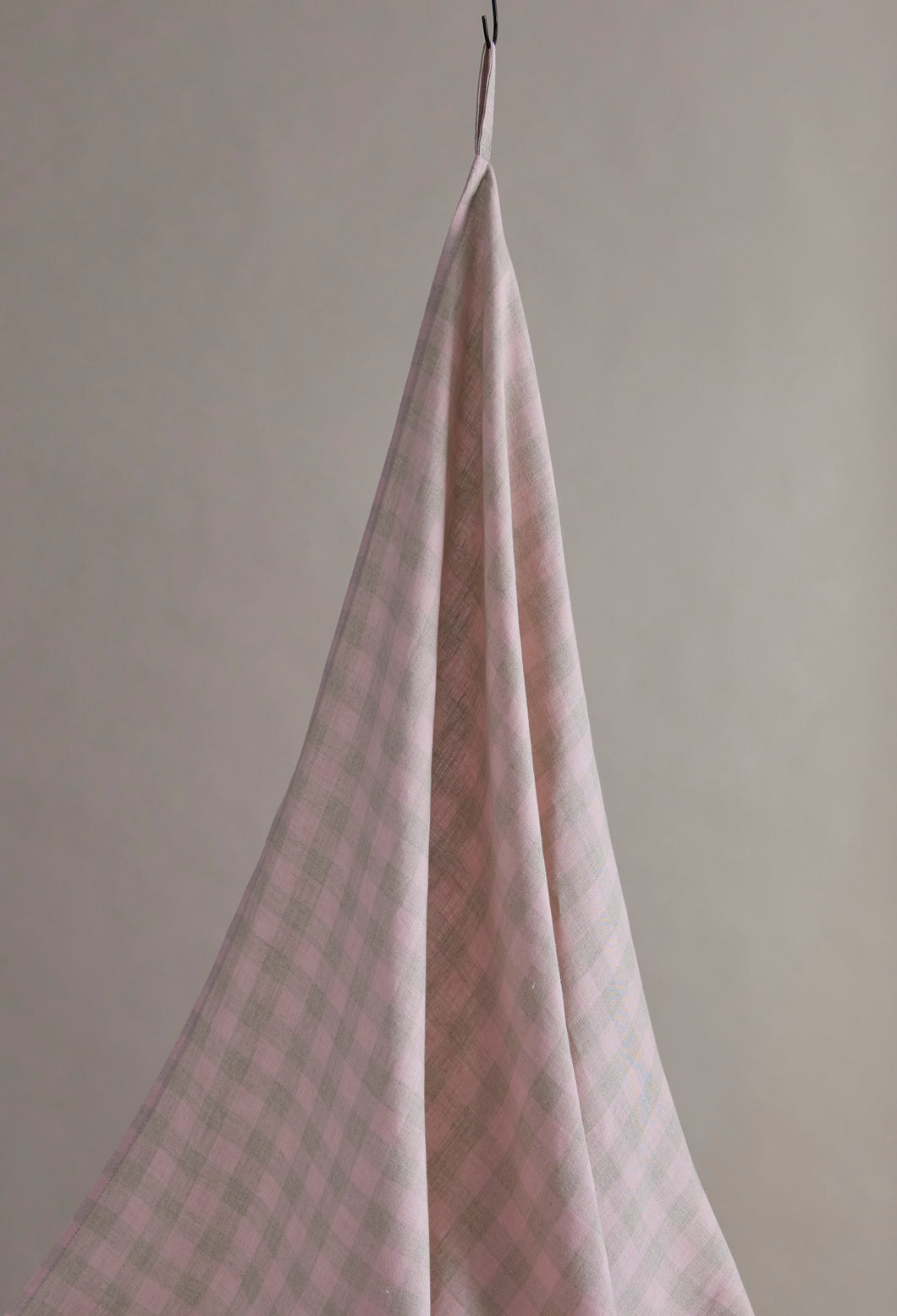 Linen Gingham Pink