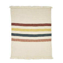 Load image into Gallery viewer, Blanket Linen Lake Stripe 180x110cm
