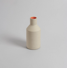 Load image into Gallery viewer, Vase Natural &amp; Orange Small
