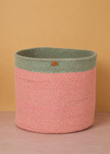 Load image into Gallery viewer, Nena Dusky Pink &amp; Sapling Basket
