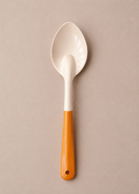 Load image into Gallery viewer, Enamel Ladle Cream &amp; Peach
