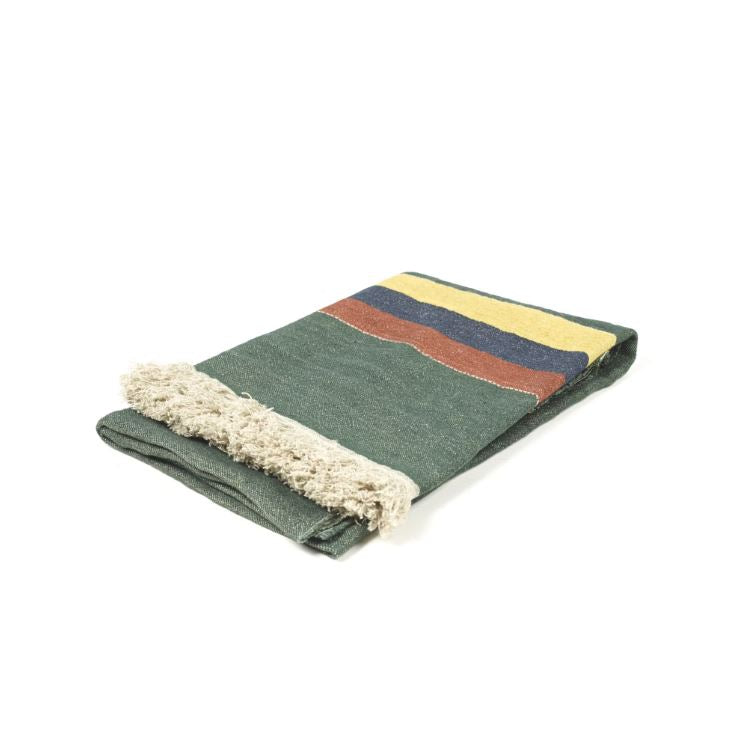 Blanket Linen Spruce 180x110cm