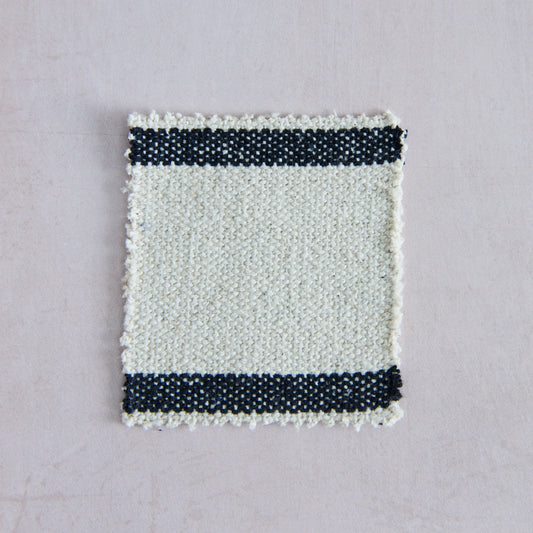 Recycled Cotton Stripe Noir