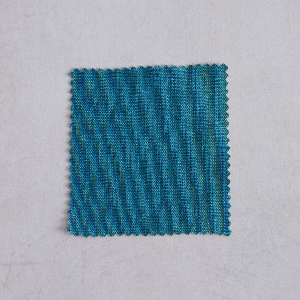 Teal Tumbled Linen