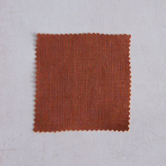 Brick Tumbled Linen