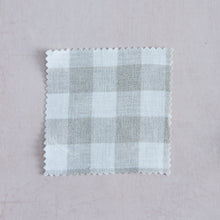 Load image into Gallery viewer, Linen Gingham Natural

