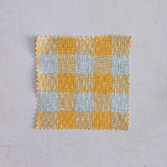 Linen Gingham Yellow