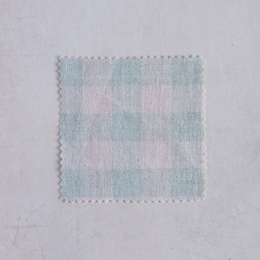 Linen Gingham Pink