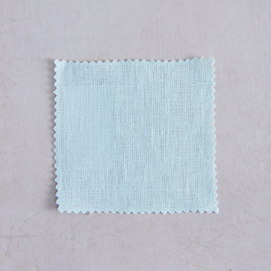 Aqua Tumbled Linen