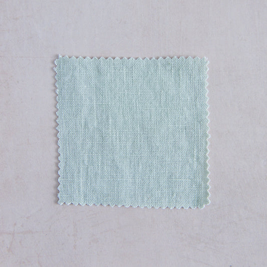 Pale Green Washed Linen