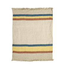 Load image into Gallery viewer, Blanket Linen Mercurio Stripe 180x110cm
