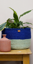 Load image into Gallery viewer, Tiba True Blue &amp; Sapling Basket Medium
