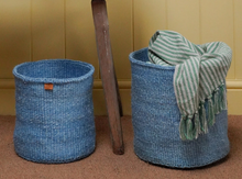 Load image into Gallery viewer, Toto Powder Blue Sisal Basket Large
