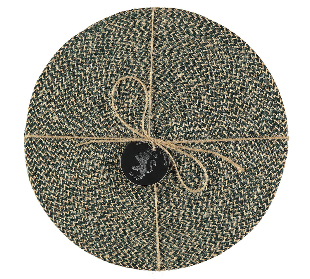 Placemat Set of 4 Olive/Natural
