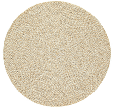 Load image into Gallery viewer, Placemat Set of 4 Pearl White/Natural
