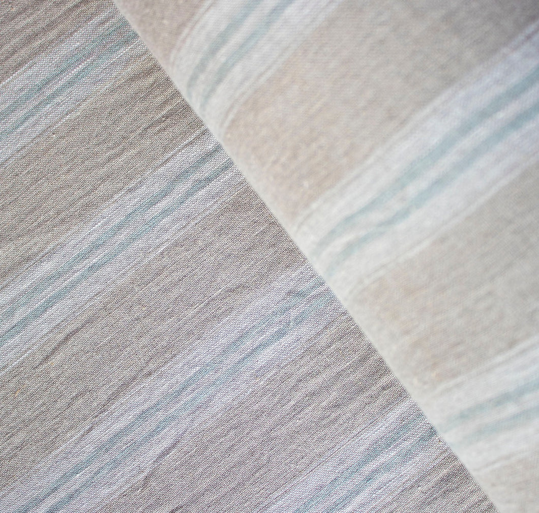 Duck Egg Celtic Stripe Linen