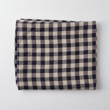Load image into Gallery viewer, Tablecloth Gingham Indigo 250x150
