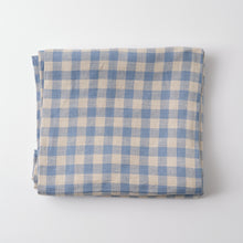 Load image into Gallery viewer, Tablecloth Gingham Blue 250x150

