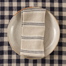 Load image into Gallery viewer, Napkin Set of 4 Celtic Stripe Indigo
